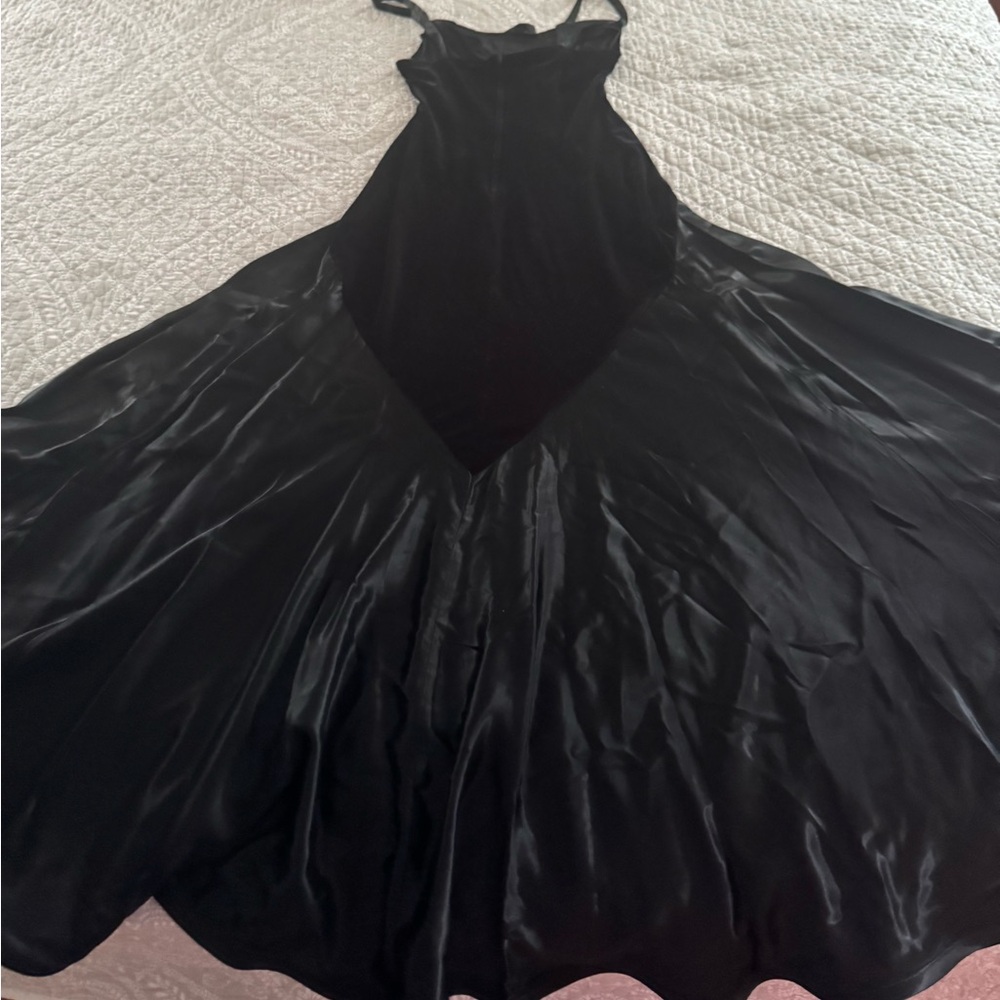Tadashi Shoji Black Sleeveless Maxi Dress for Cocktail or Black Tie. Size 8 - Picture 3 of 6
